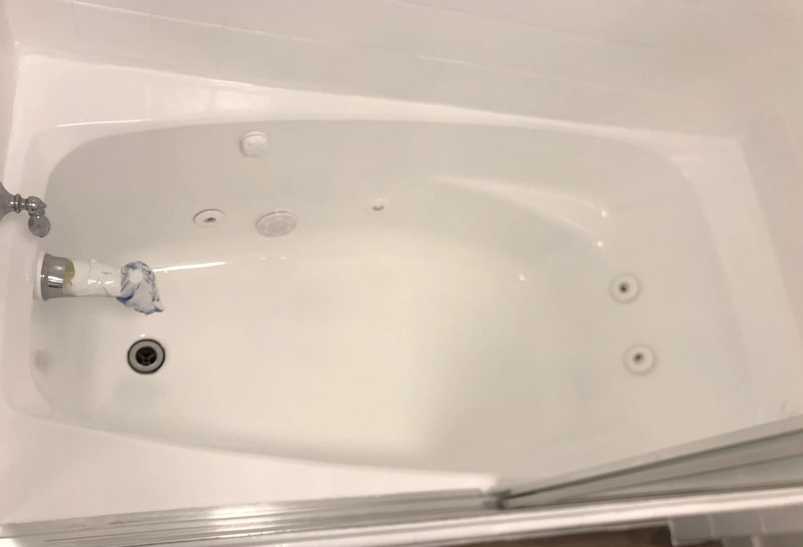 Jacuzzi tub after reglazing